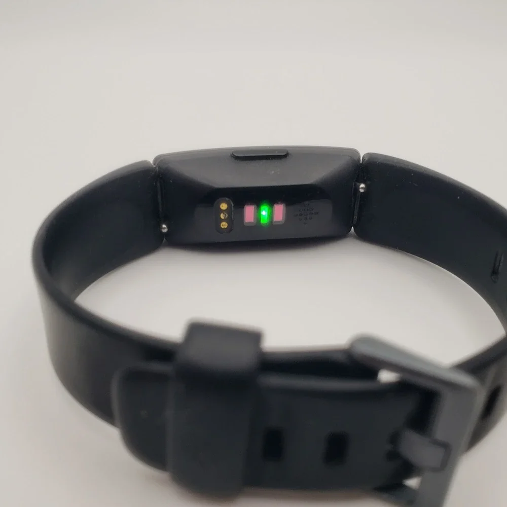 Fitbit Inspire HR FB413 Fitness Tracker Small Black Heart Rate Sleep Monitor